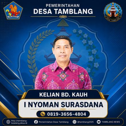 Kelian Banjar Dinas Kaja Kauh